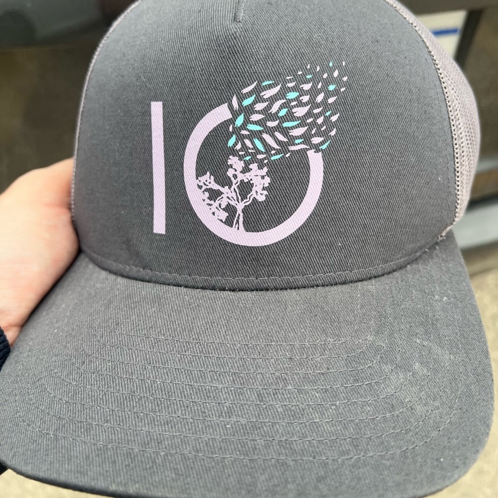 Tentree SnapBack Trucker Hat Grey Lavender Women’s